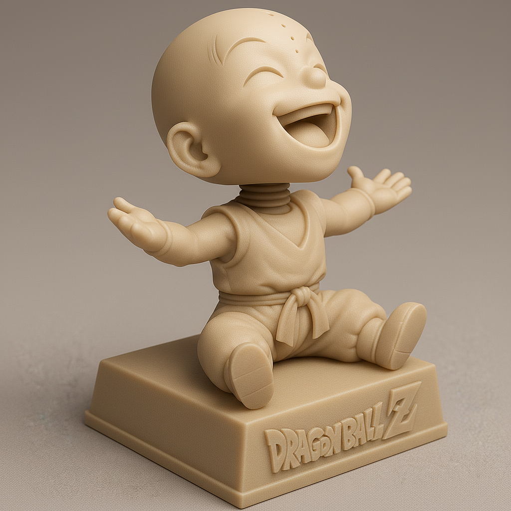 face anatomy 3d model-create 3d face model from photo_Cheerful Dragon Ball Z Baby Figure