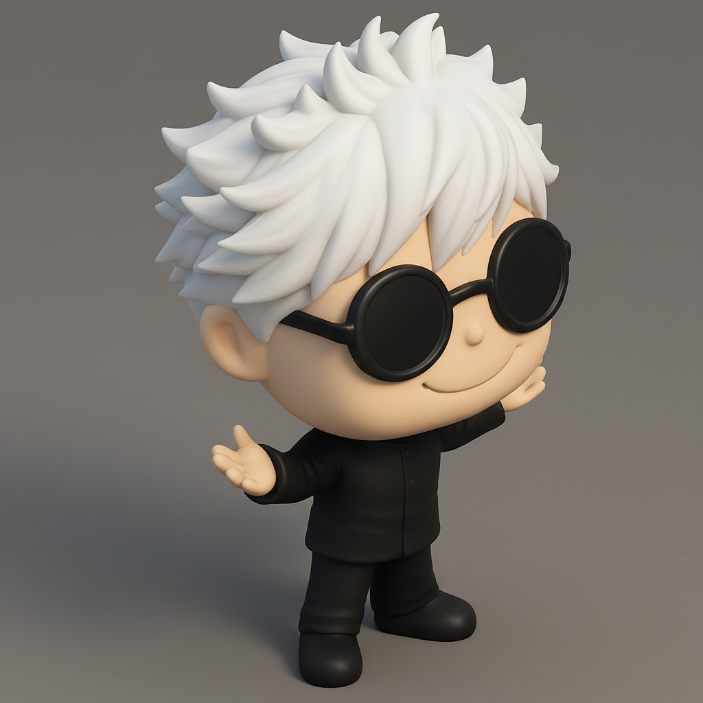 face to 3d model ai-3D portrait printing from photo_Print Your Own Charming Chibi Sorcerer Figurine!