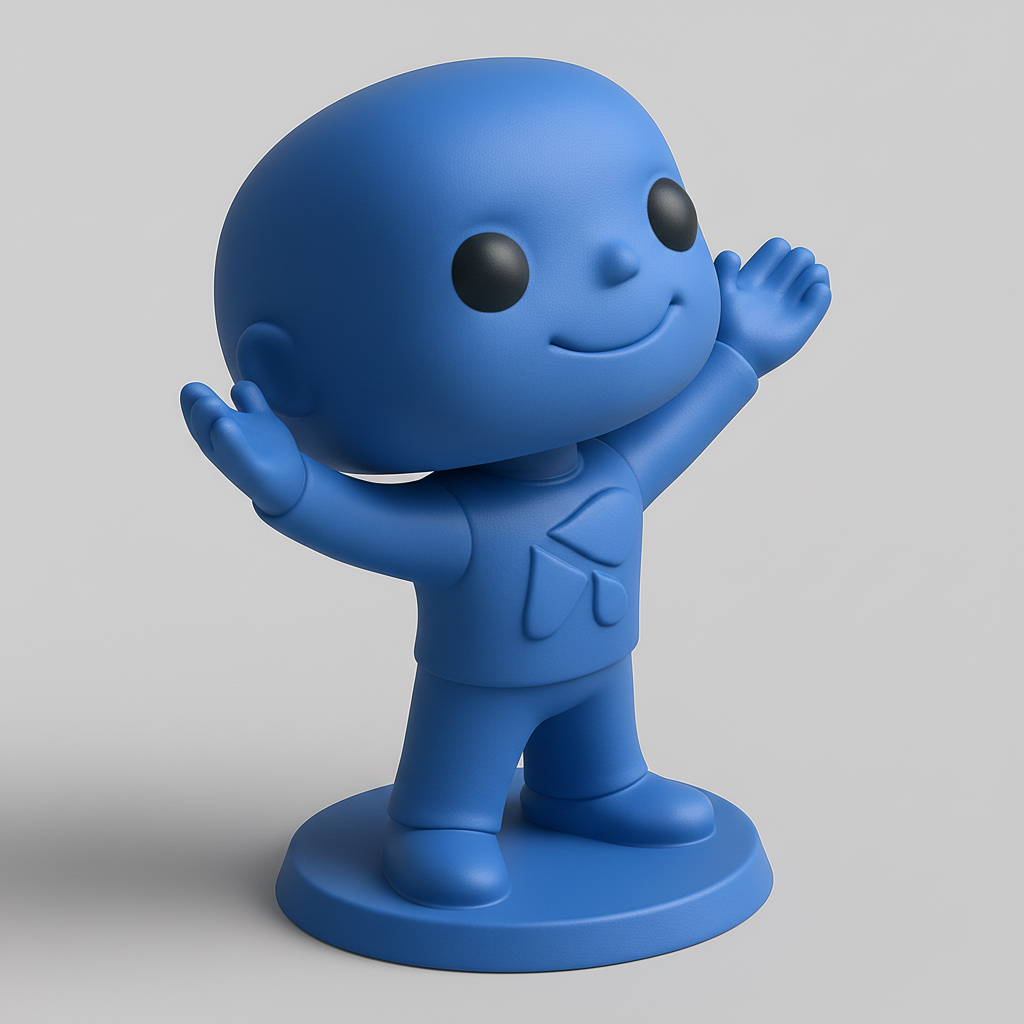 face anatomy 3d model-create 3d face model from photo_R Language Mascot - Happy Data Science Friend