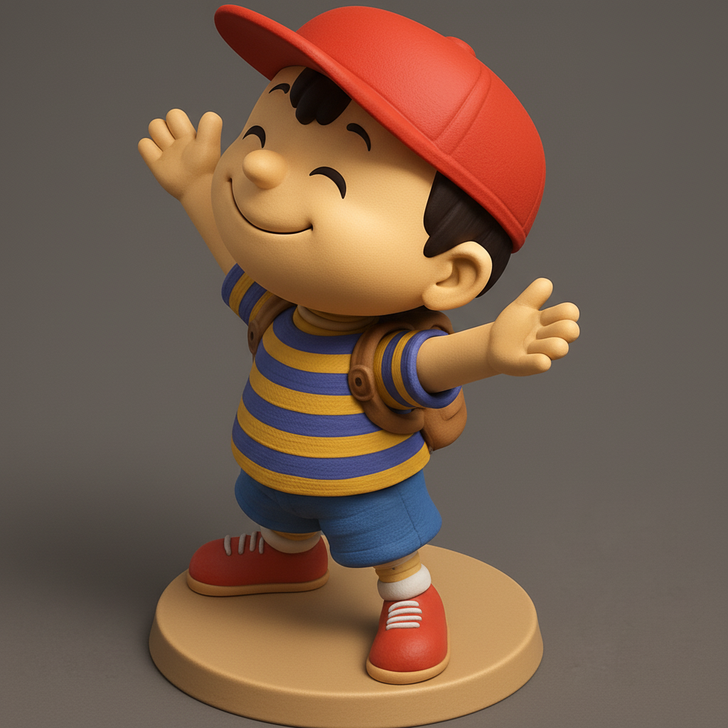 face anatomy 3d model-create 3d face model from photo_Joyful Adventure Kid Figure