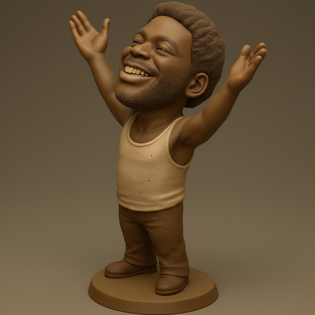 face anatomy 3d model-create 3d face model from photo_Uplifting 'Arms Wide Open' Figurine - Print Pure Joy!