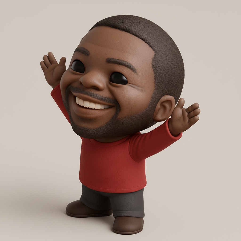 face anatomy 3d model-create 3d face model from photo_Cheerful Welcome Buddy Figurine