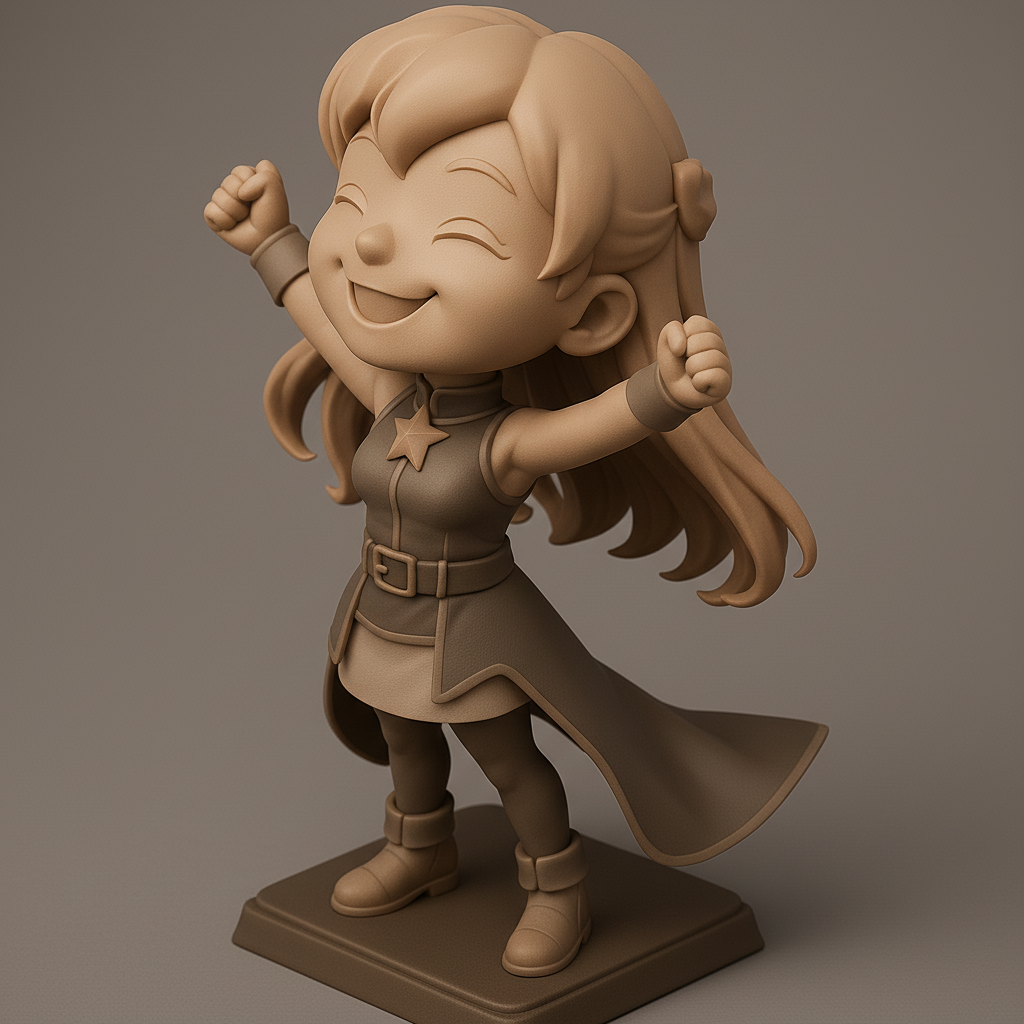 face anatomy 3d model-create 3d face model from photo_Joyful Heroic Figure for 3D Printing