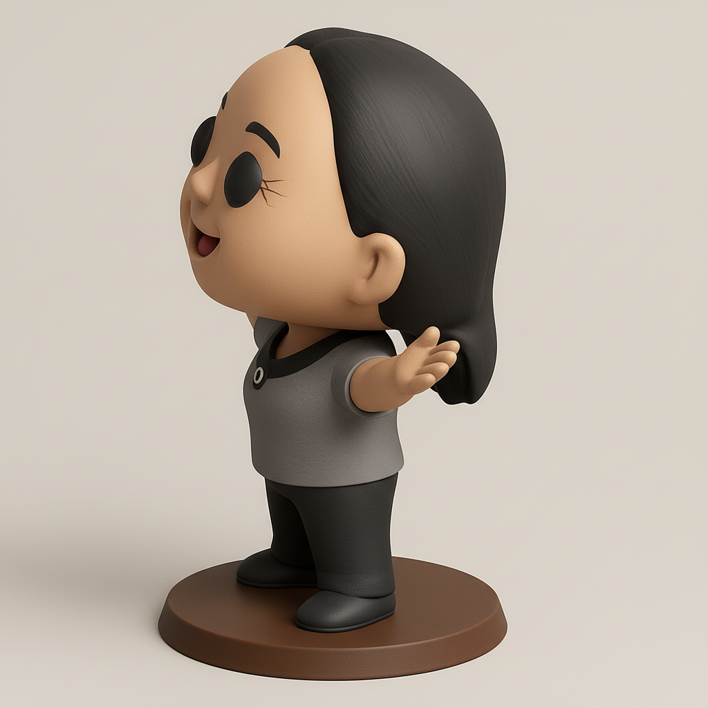 face to 3d model ai-3D portrait printing from photo_Print Your Own Welcoming Chibi Figurine!