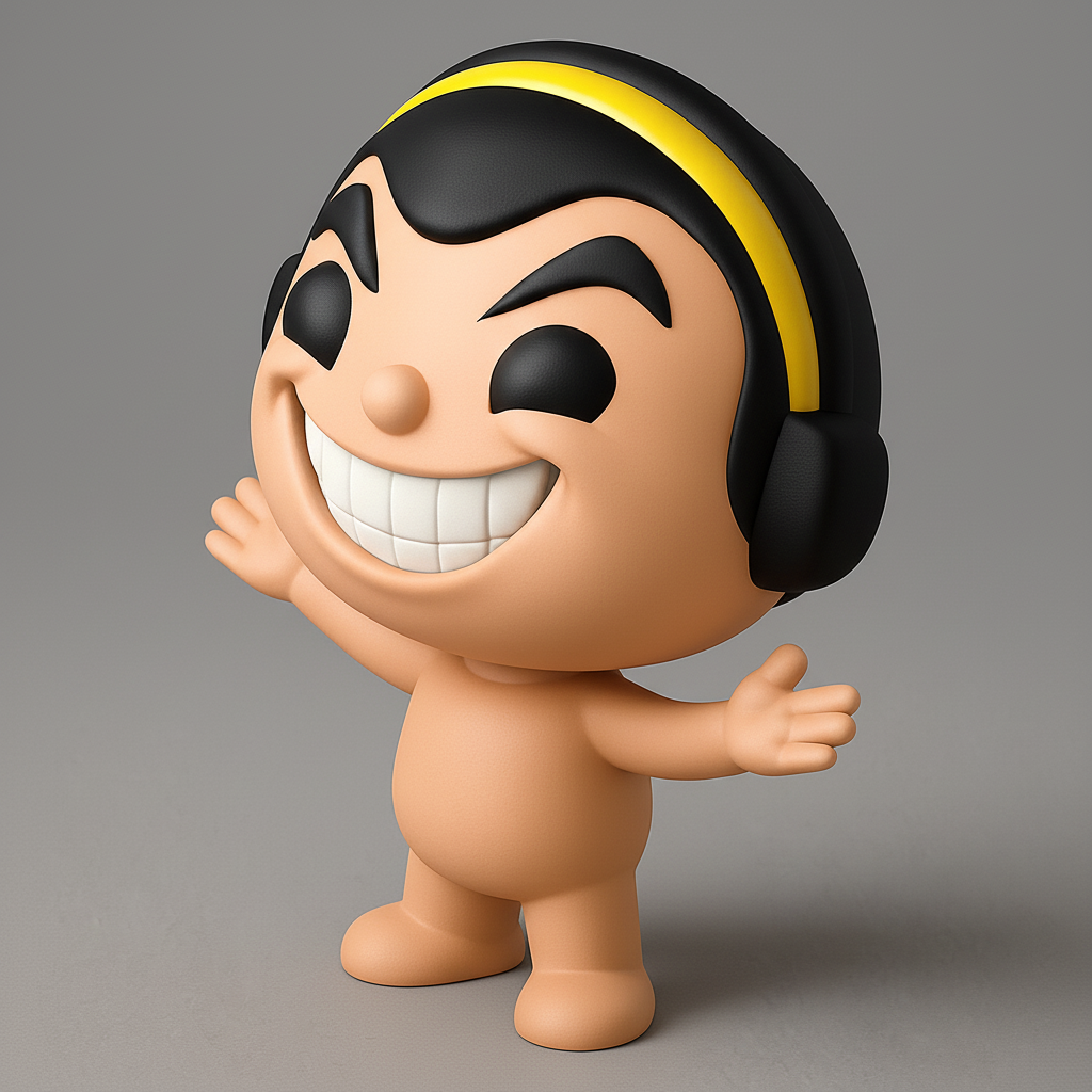 face to 3d model ai-3D portrait printing from photo_Smiling Headphone Pal 3D Print - Bring Joy to Your Desk!