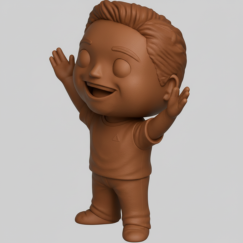 face to 3d model ai-3D portrait printing from photo_Joyful Little Hero: Print & Brighten Your Space