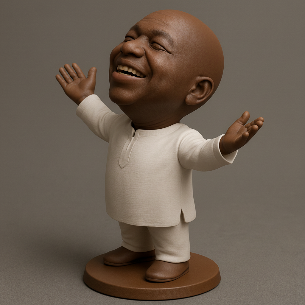 face anatomy 3d model-create 3d face model from photo_Joyful Celebration Figure 3D Print - Pure Happiness!