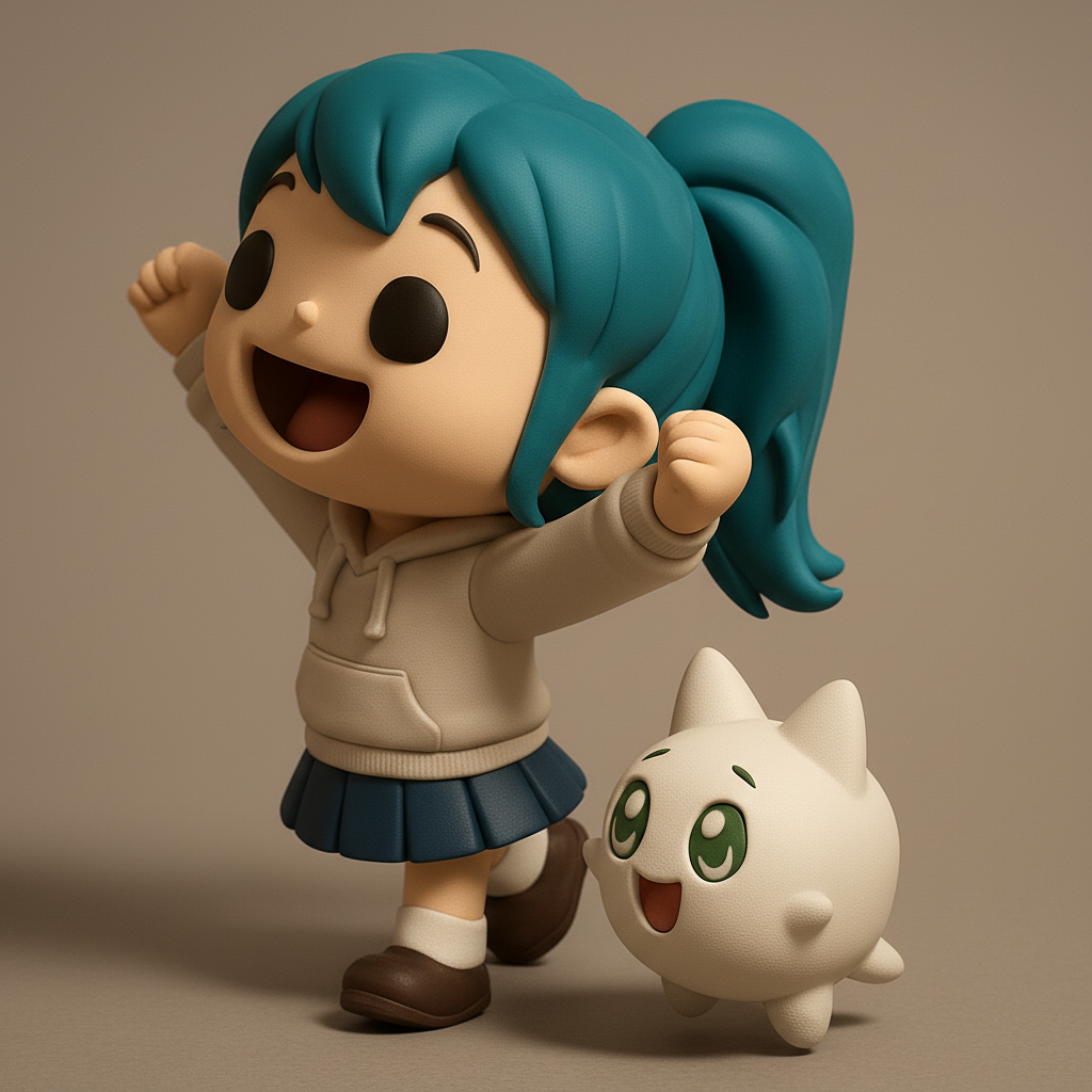 face to 3d model ai-3D portrait printing from photo_IRYS ANIME