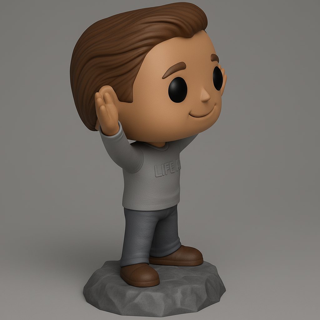 face to 3d model ai-3D portrait printing from photo_Print Your Funko Style 'LIFE AI' Enthusiast!