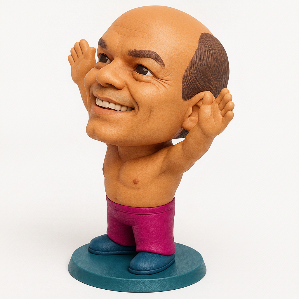 face anatomy 3d model-create 3d face model from photo_Happy Bobblehead Figurine: Instant Mood Booster!