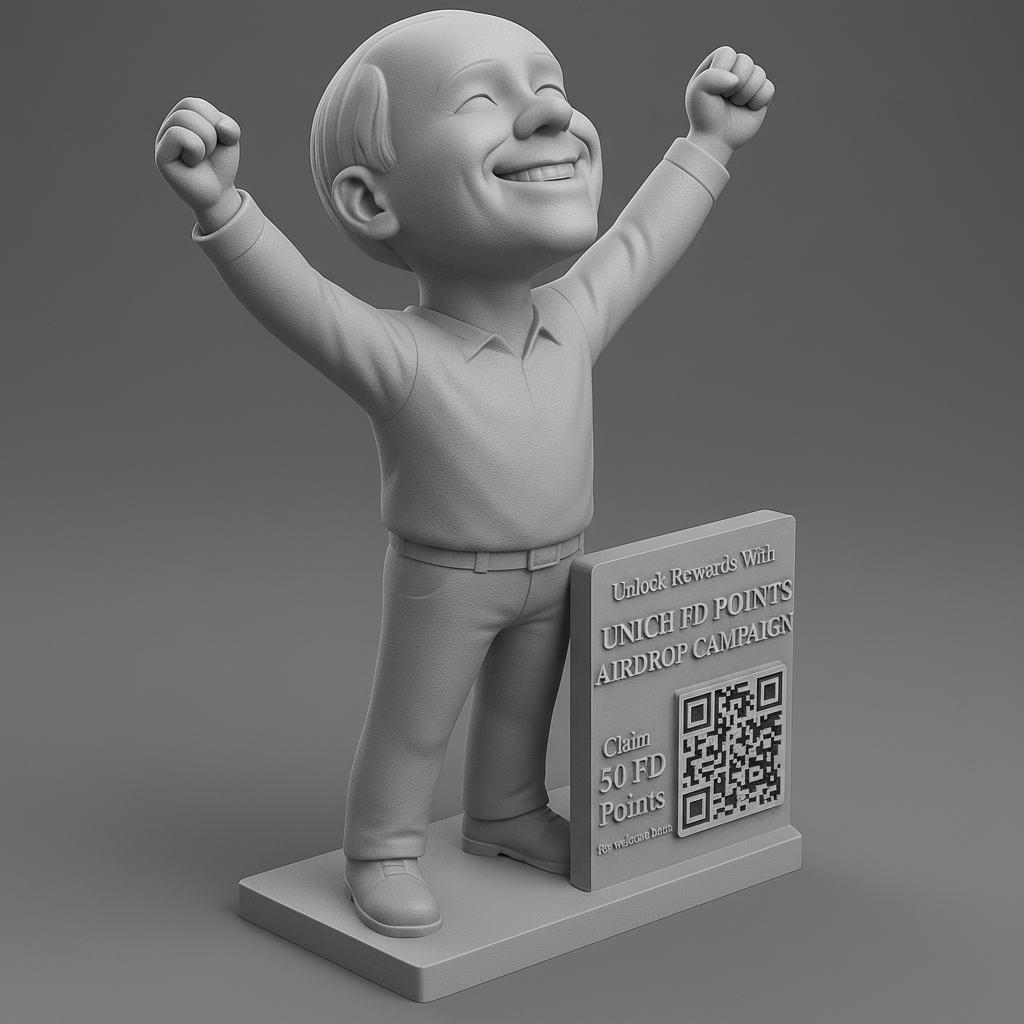 silhouette 3d printer maker-3d portrait printing_Celebrate Success: Unlock Rewards with this 3D Print!