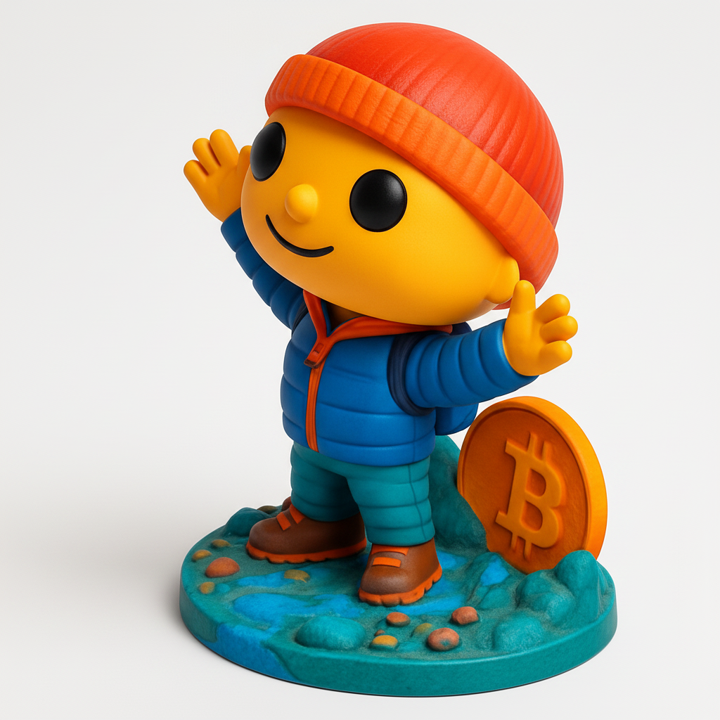 face anatomy 3d model-create 3d face model from photo_HODL Hero: Bitcoin Adventurer Desk Buddy