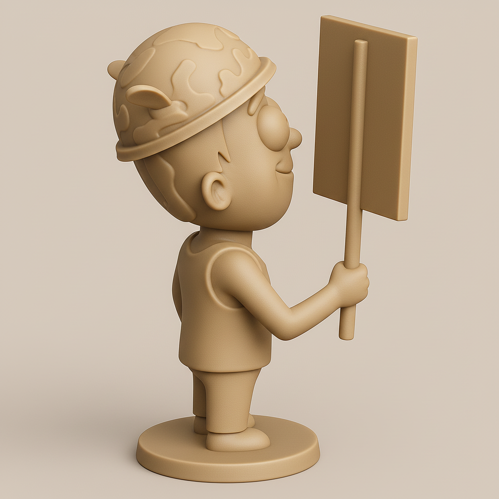 face anatomy 3d model-create 3d face model from photo_GodhatesNFT Figurine