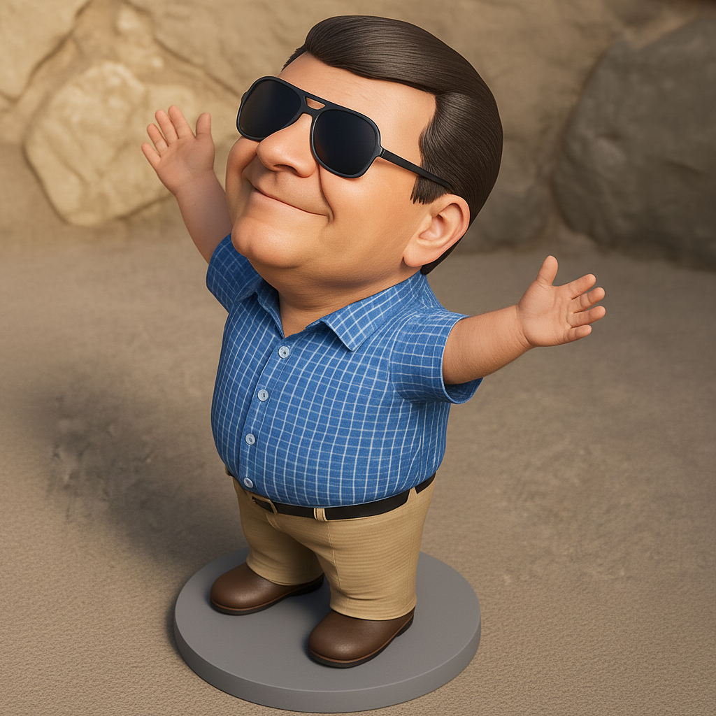 face anatomy 3d model-create 3d face model from photo_Sunny Outlook Figurine: Embrace Joy & Optimism