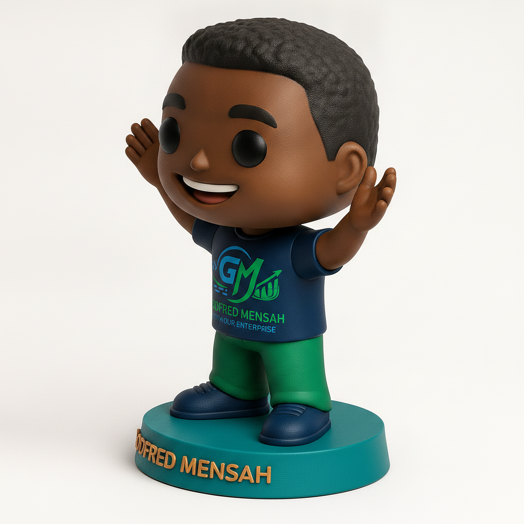 face anatomy 3d model-create 3d face model from photo_Inspiring Godfred Mensah Collectible Desk Figure
