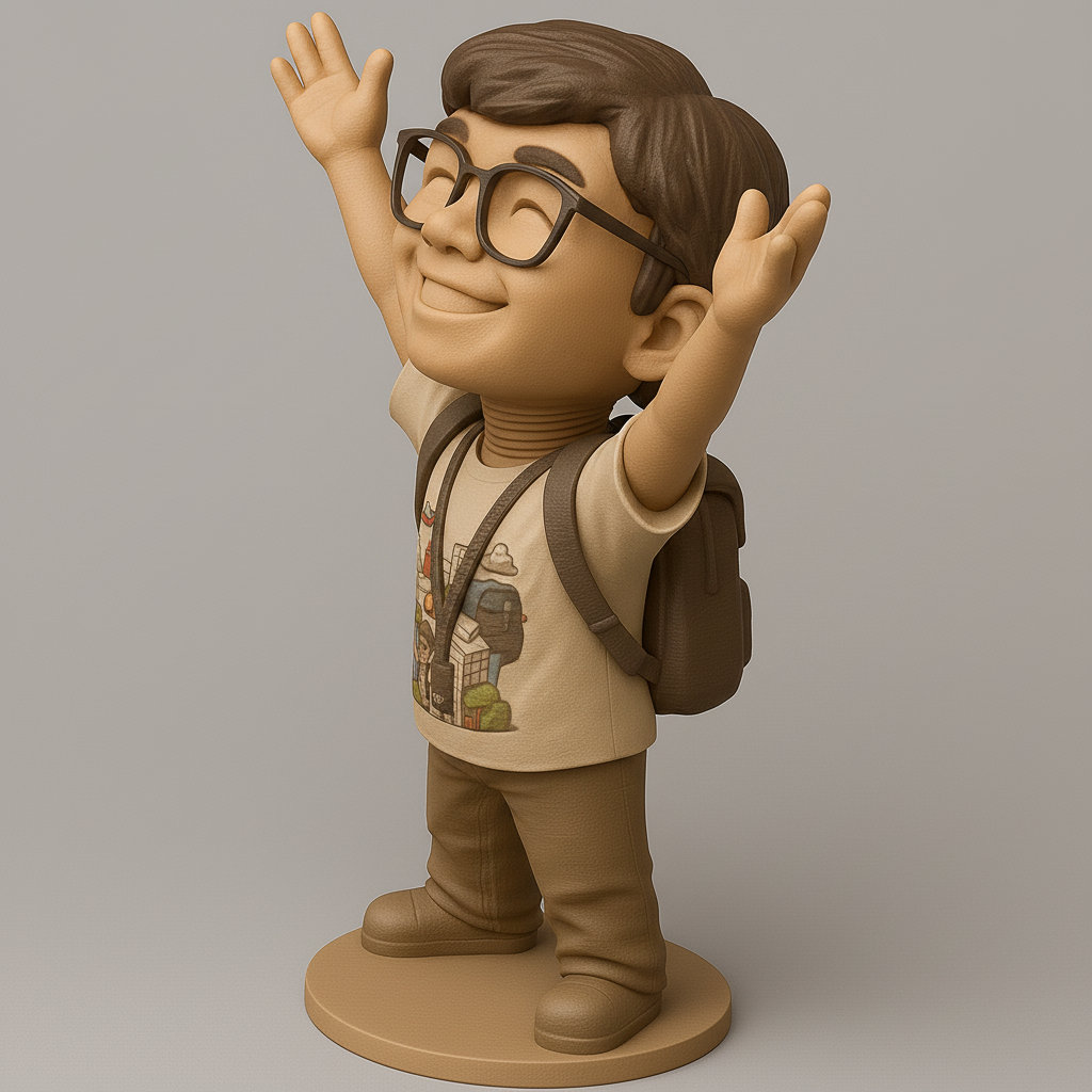 silhouette 3d printer maker-3d portrait printing_The Pursuit of Happiness 