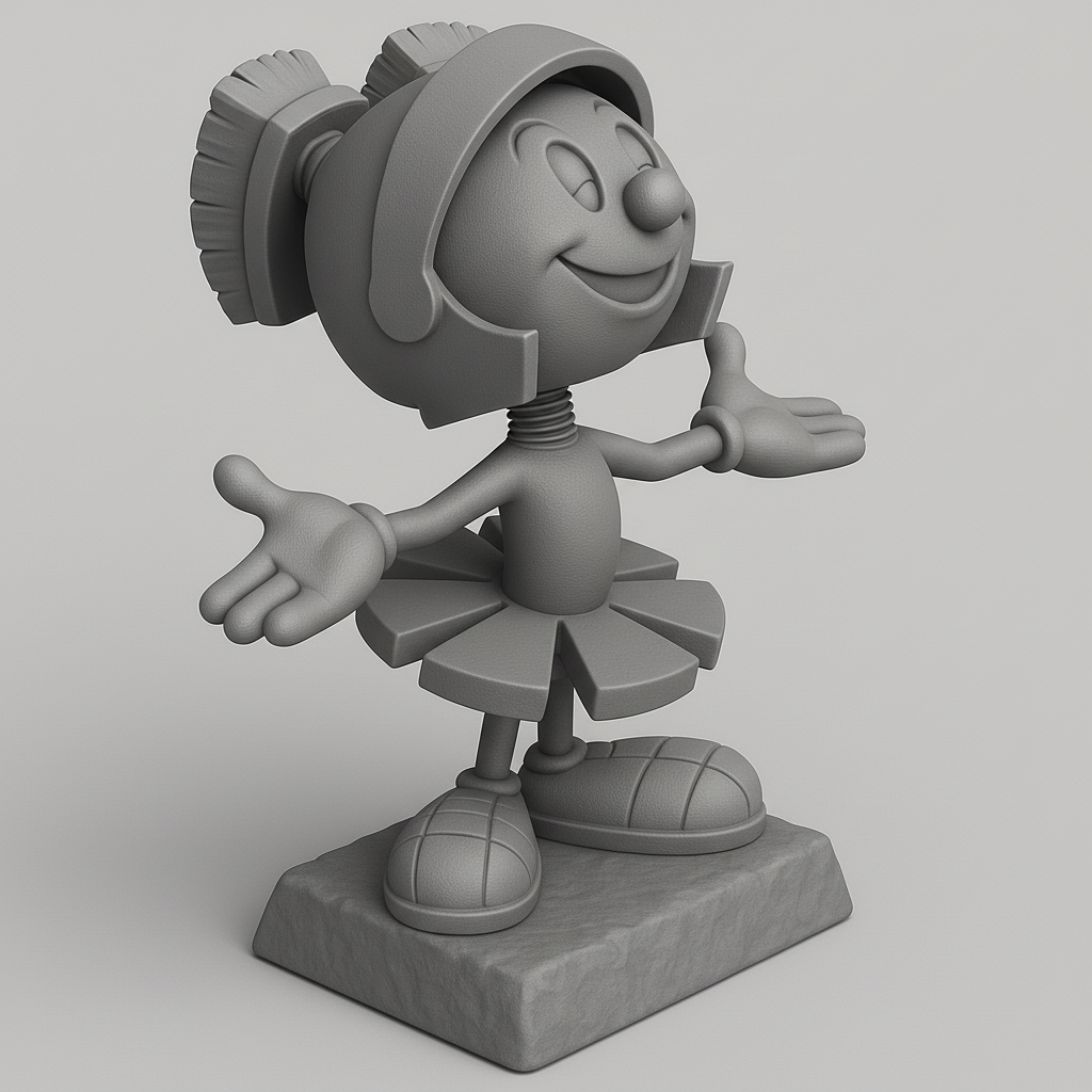 face anatomy 3d model-create 3d face model from photo_Charming Character Figurine for Fun Displays