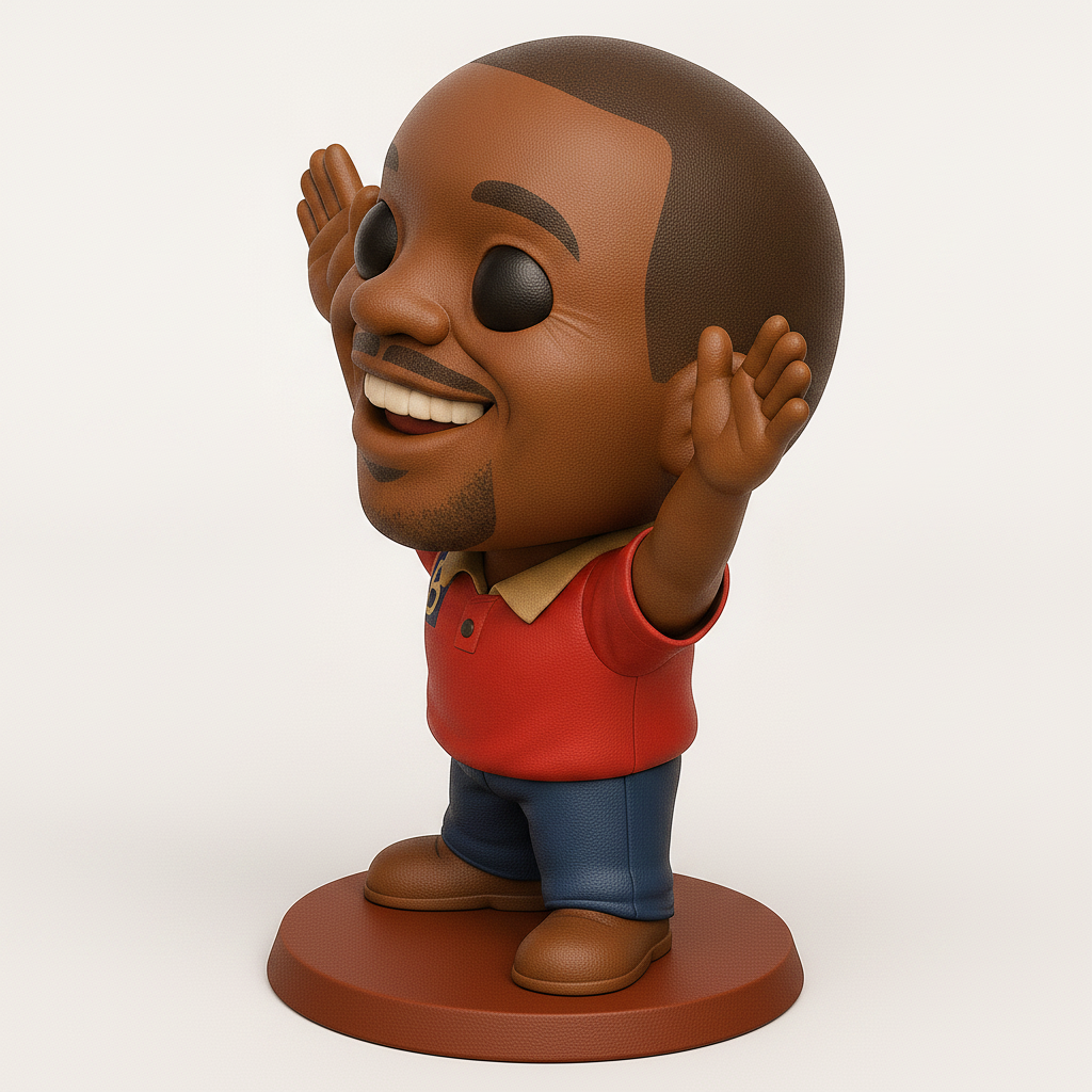 face anatomy 3d model-create 3d face model from photo_Enthusiastic 'B' Character Funko Style Figurine