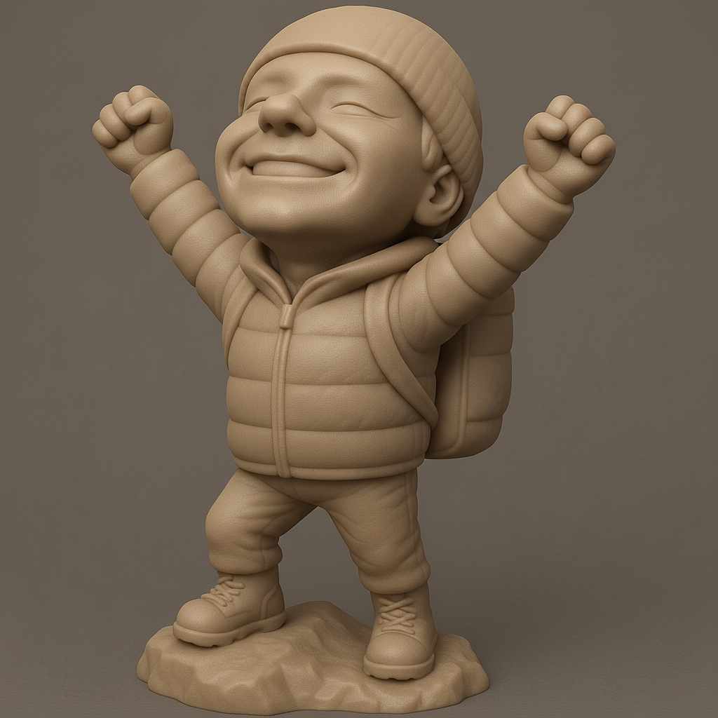 face anatomy 3d model-create 3d face model from photo_Joyful Adventurer 3D Model