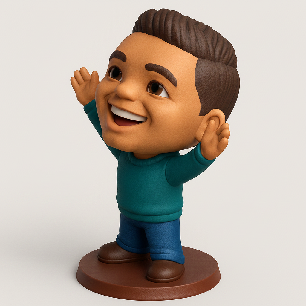 face anatomy 3d model-create 3d face model from photo_Spread Happiness: Cheerful Desk Companion