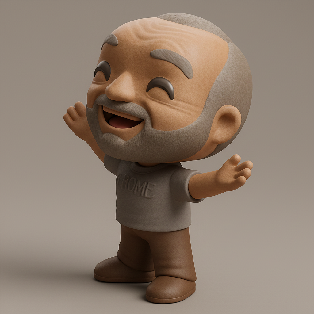 face anatomy 3d model-create 3d face model from photo_Cheery G HOME Figurine - Perfect Desk Companion