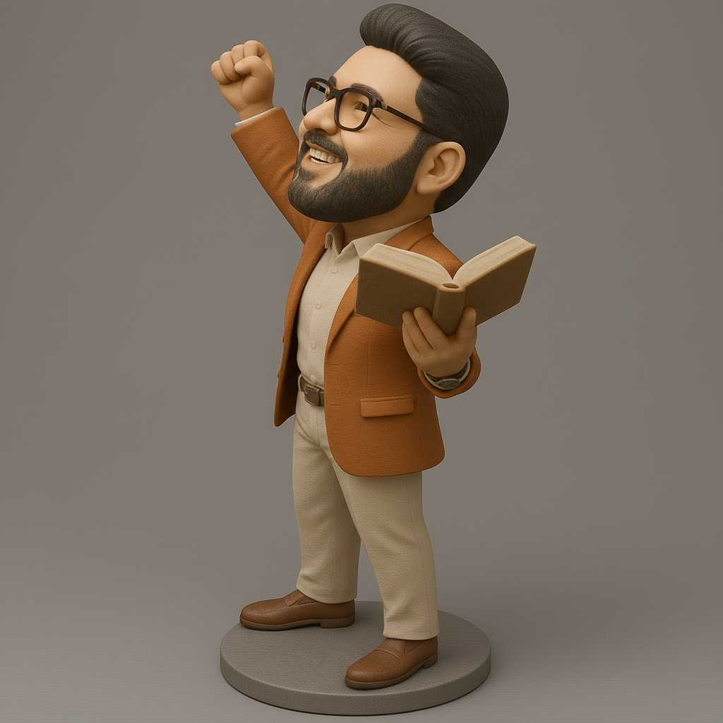 face anatomy 3d model-create 3d face model from photo_Inspiring Speaker Figurine