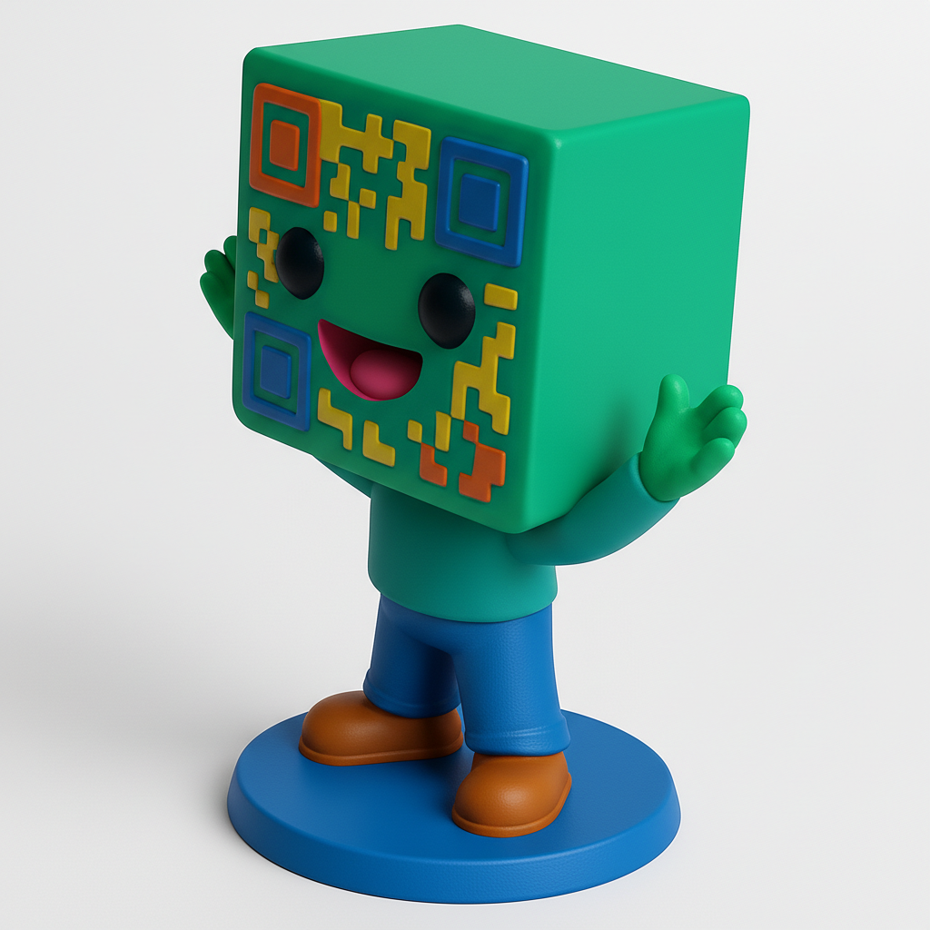 face to 3d model ai-3D portrait printing from photo_Digital Link Buddy: Your Fun & Functional QR Code Print