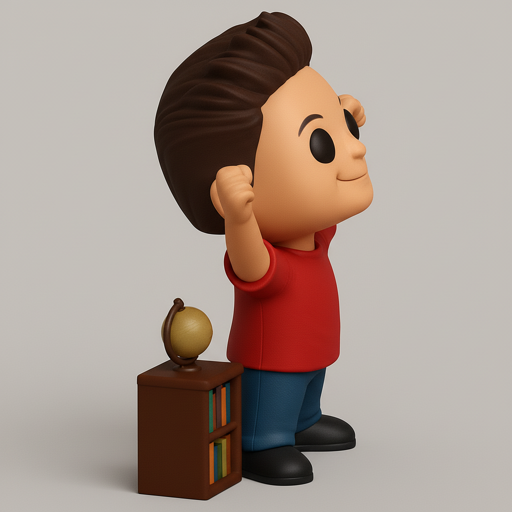 face anatomy 3d model-create 3d face model from photo_Achievement Awaits: Print Your Victorious Desk Pal!