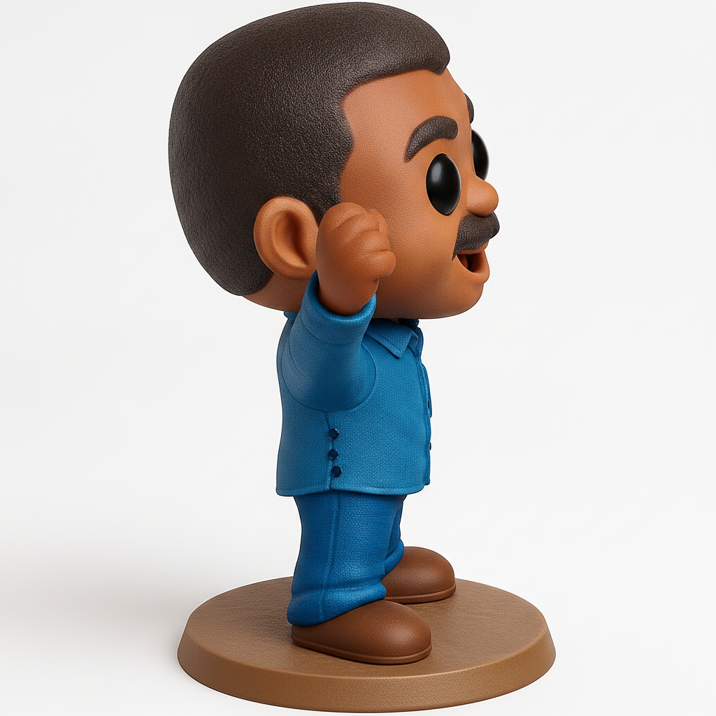 face anatomy 3d model-create 3d face model from photo_Victorious Hero Collectible Figurine