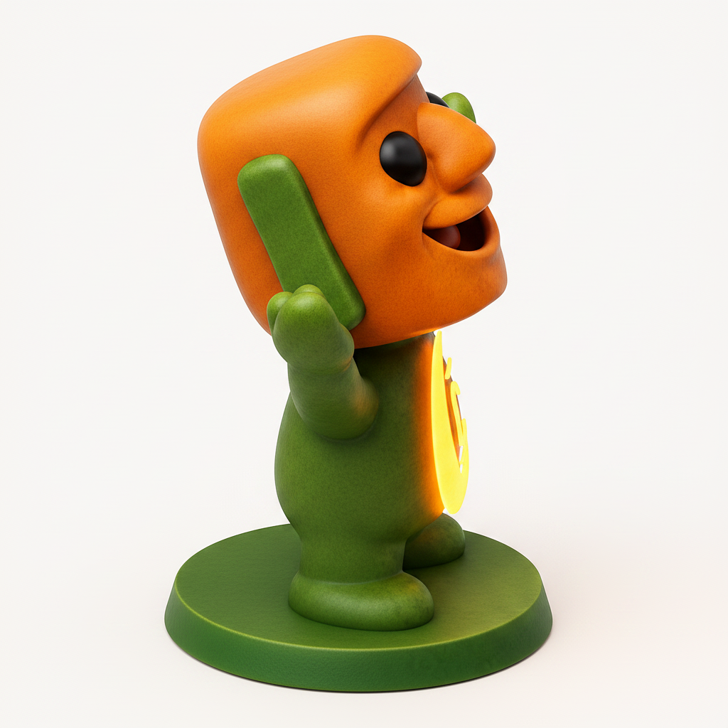 face anatomy 3d model-create 3d face model from photo_Radiant 'C' Character – Print Your Own Lucky Charm!