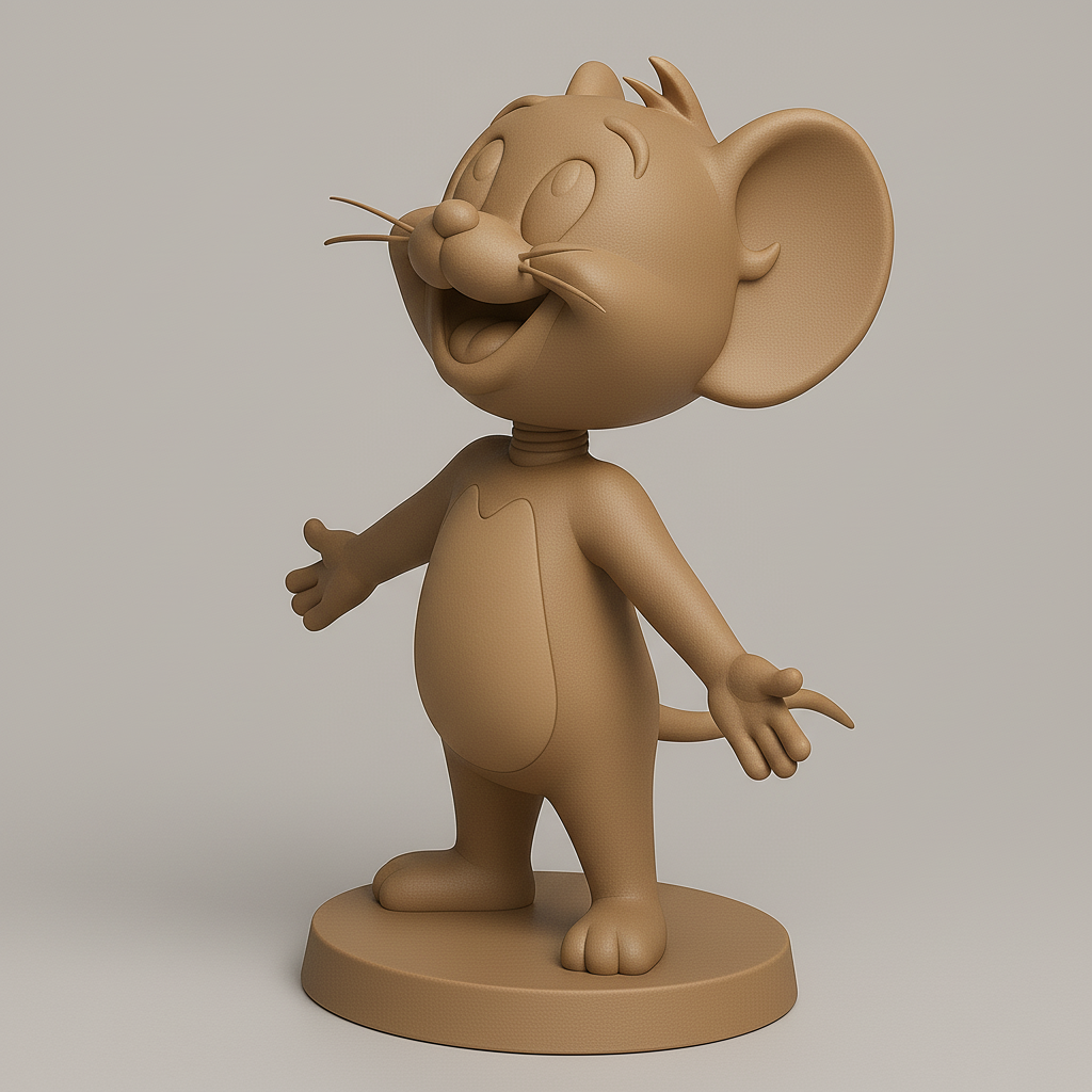 face anatomy 3d model-create 3d face model from photo_Cheerful Mouse Character 3D Model