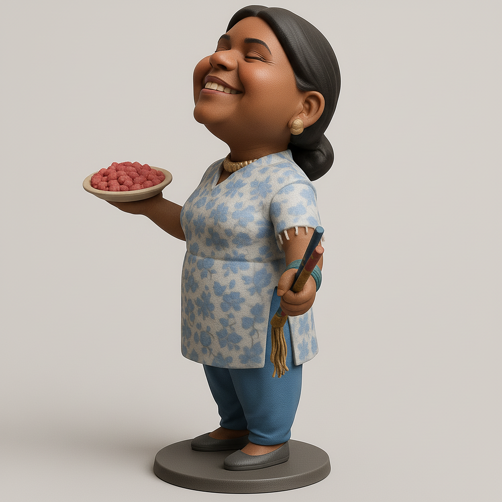 face anatomy 3d model-create 3d face model from photo_Charming Chef Figurine for Food Lovers