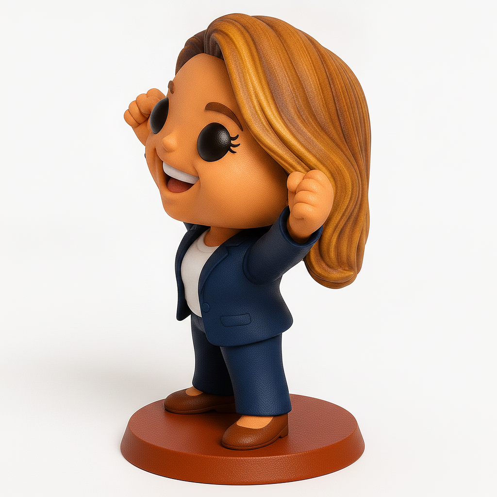 face anatomy 3d model-create 3d face model from photo_Celebrate Success: Chibi Professional Figure