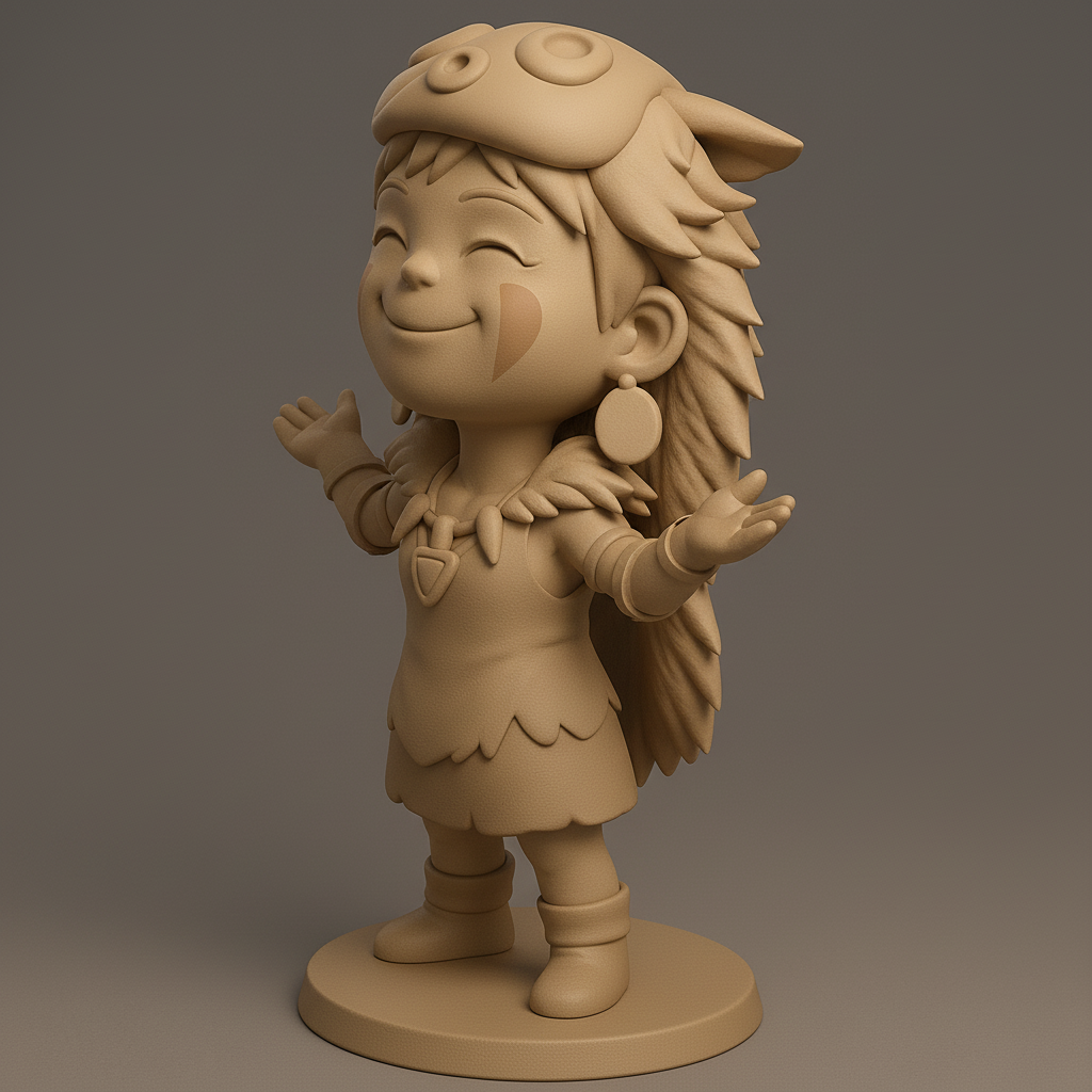 face anatomy 3d model-create 3d face model from photo_Whimsical Adventure Figure for Your Collection