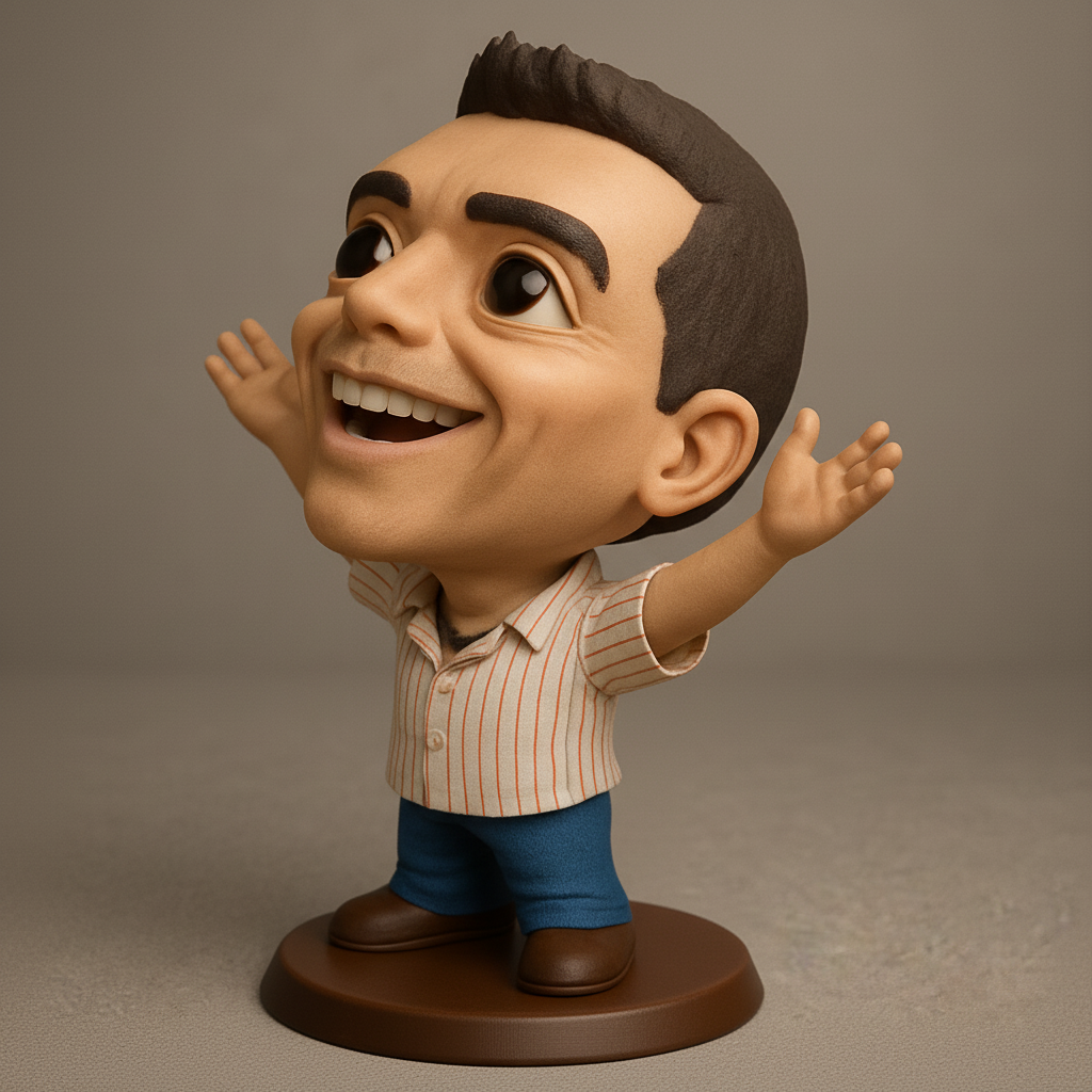 face anatomy 3d model-create 3d face model from photo_Happy Character Figurine - Welcome Joy to Your Desk!