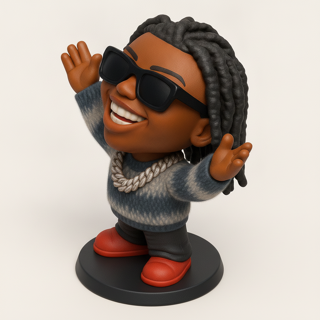face to 3d model ai-3D portrait printing from photo_Stylin' Chibi Icon: Print Your Own Happy Figurine!