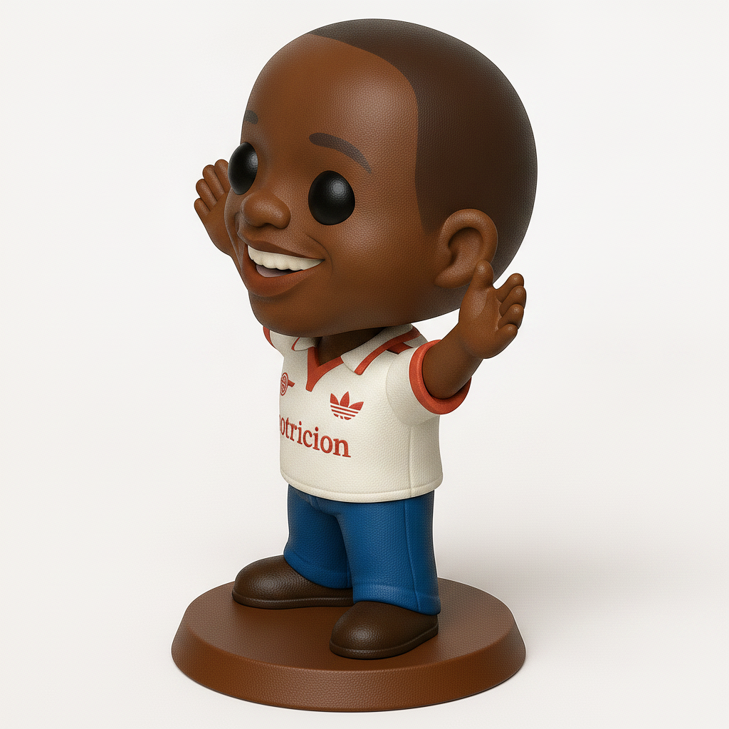 face anatomy 3d model-create 3d face model from photo_Joyful Football Fan Figurine: A Smile for Your Desk!
