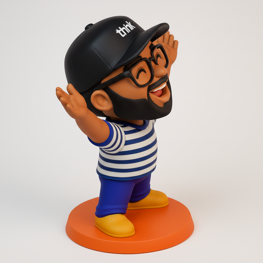 face anatomy 3d model-create 3d face model from photo_Your Daily Dose of Joy: Happy Thinker Desk Pal