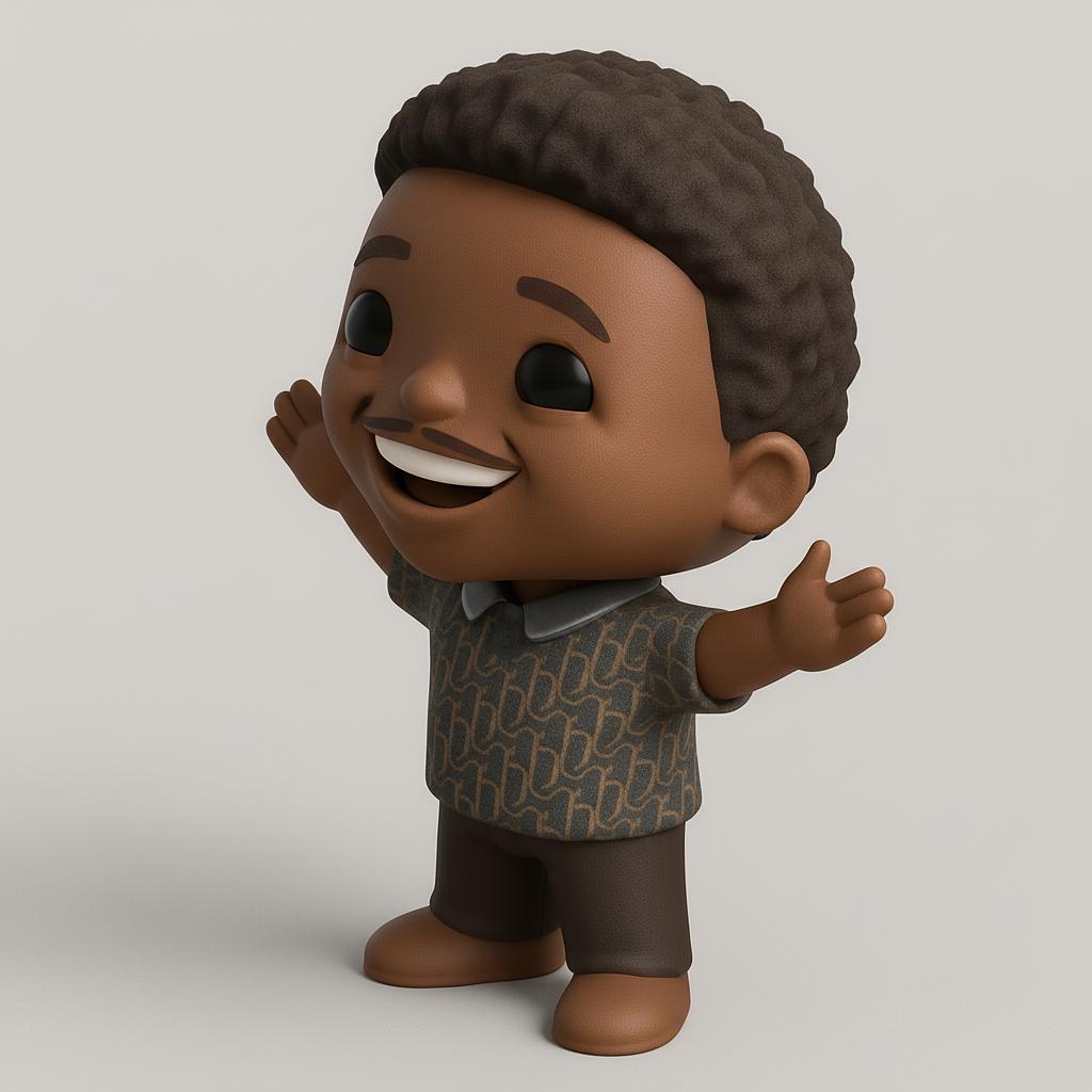 face to 3d model ai-3D portrait printing from photo_Friendly Chibi Character Collectible for Your Shelf