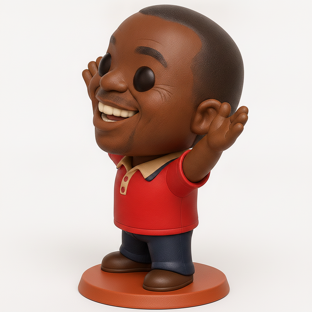 face anatomy 3d model-create 3d face model from photo_Bring Joy Home: Smiling Character Figurine