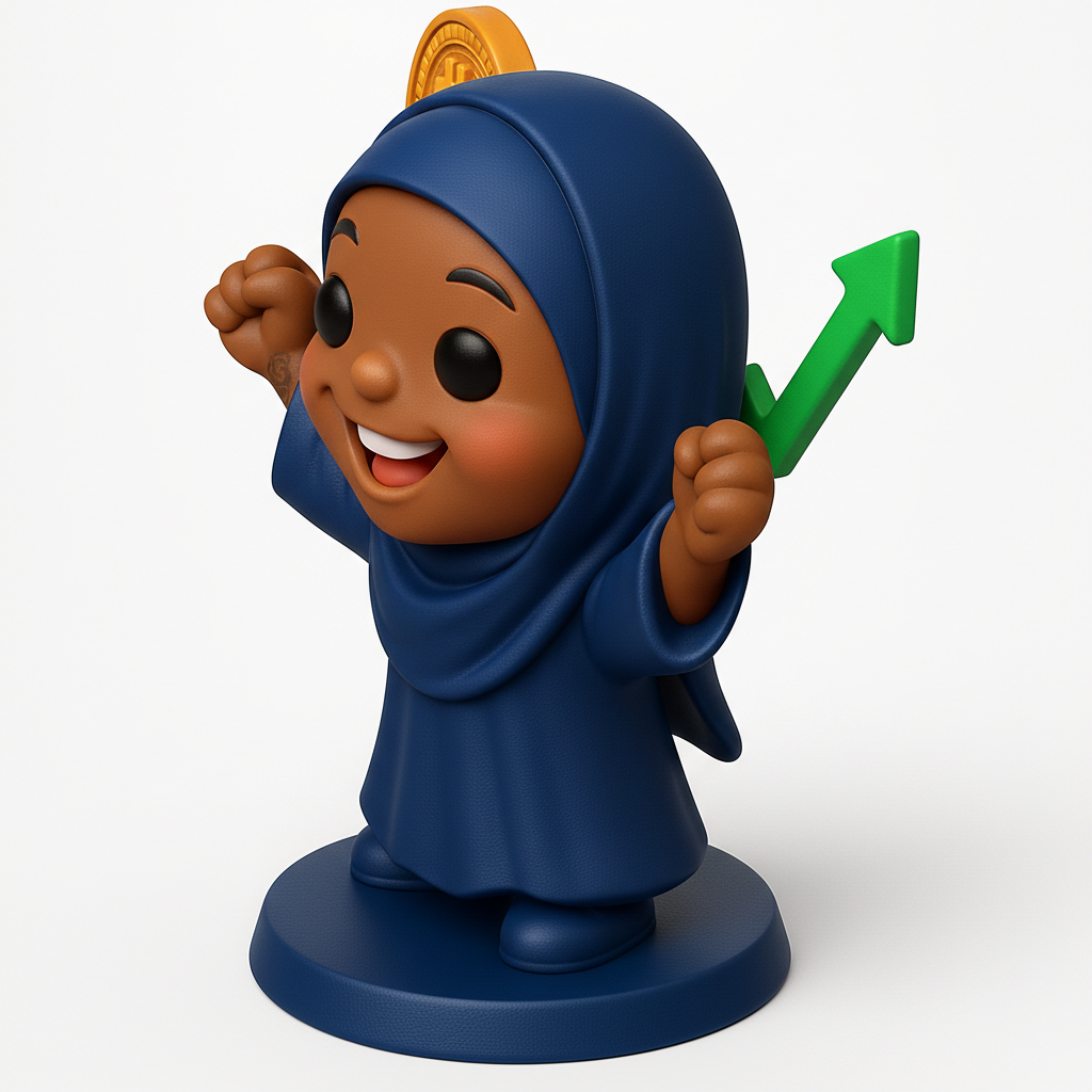 face anatomy 3d model-create 3d face model from photo_Bitcoin Bull: Empowered Hijaabi Crypto Success