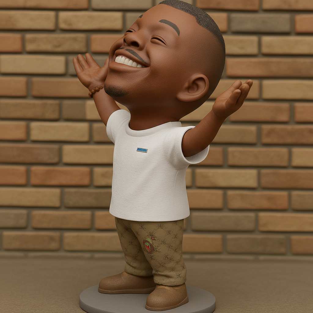 face anatomy 3d model-create 3d face model from photo_Joyful Bobblehead Figurine: Spread Happiness on Your Desk!