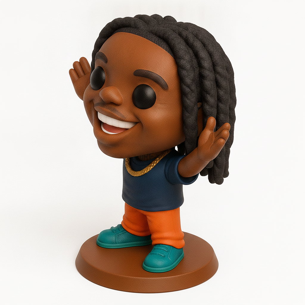 face anatomy 3d model-create 3d face model from photo_Future-Inspired Hip Hop Star Collectible Figure