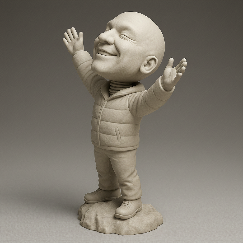 face anatomy 3d model-create 3d face model from photo_Joyful Adventurer 3D Model