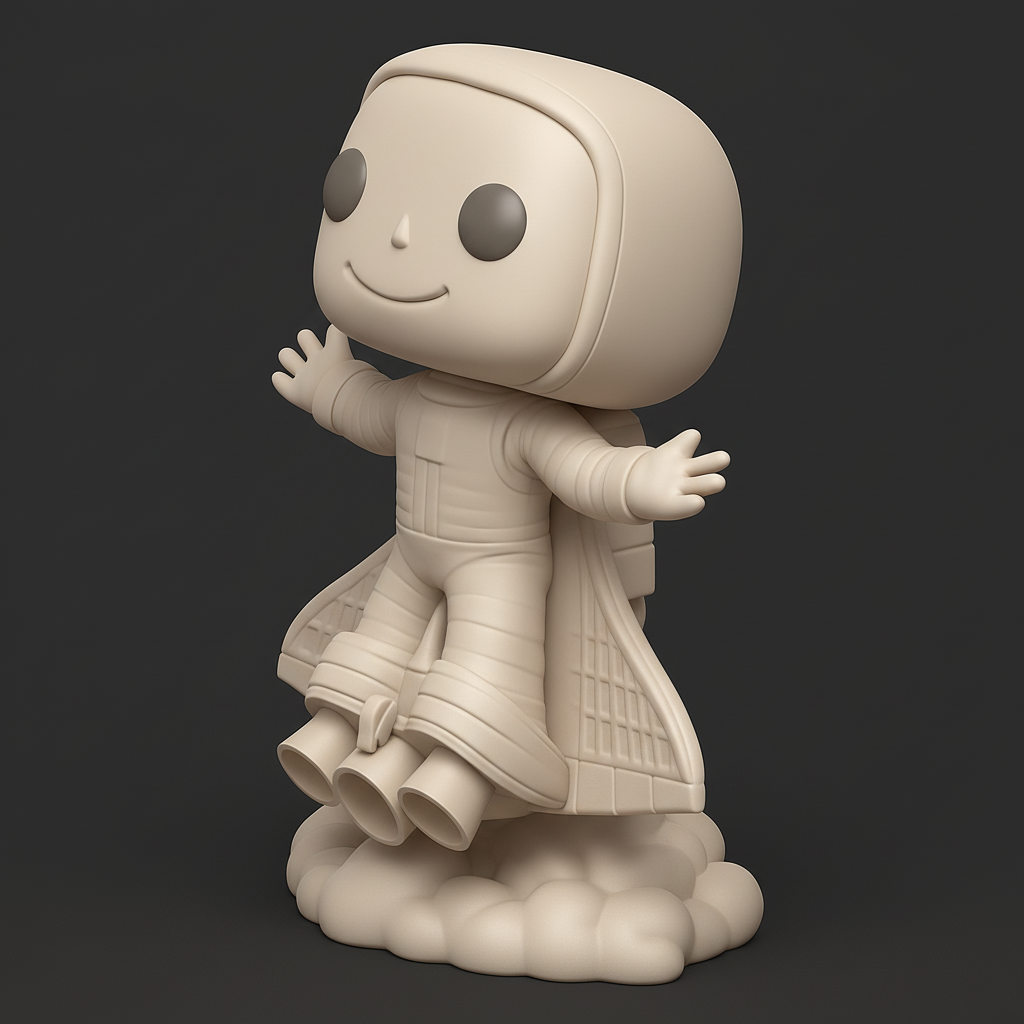 face anatomy 3d model-create 3d face model from photo_Epic Astronaut Launch Pop! Display Figurine