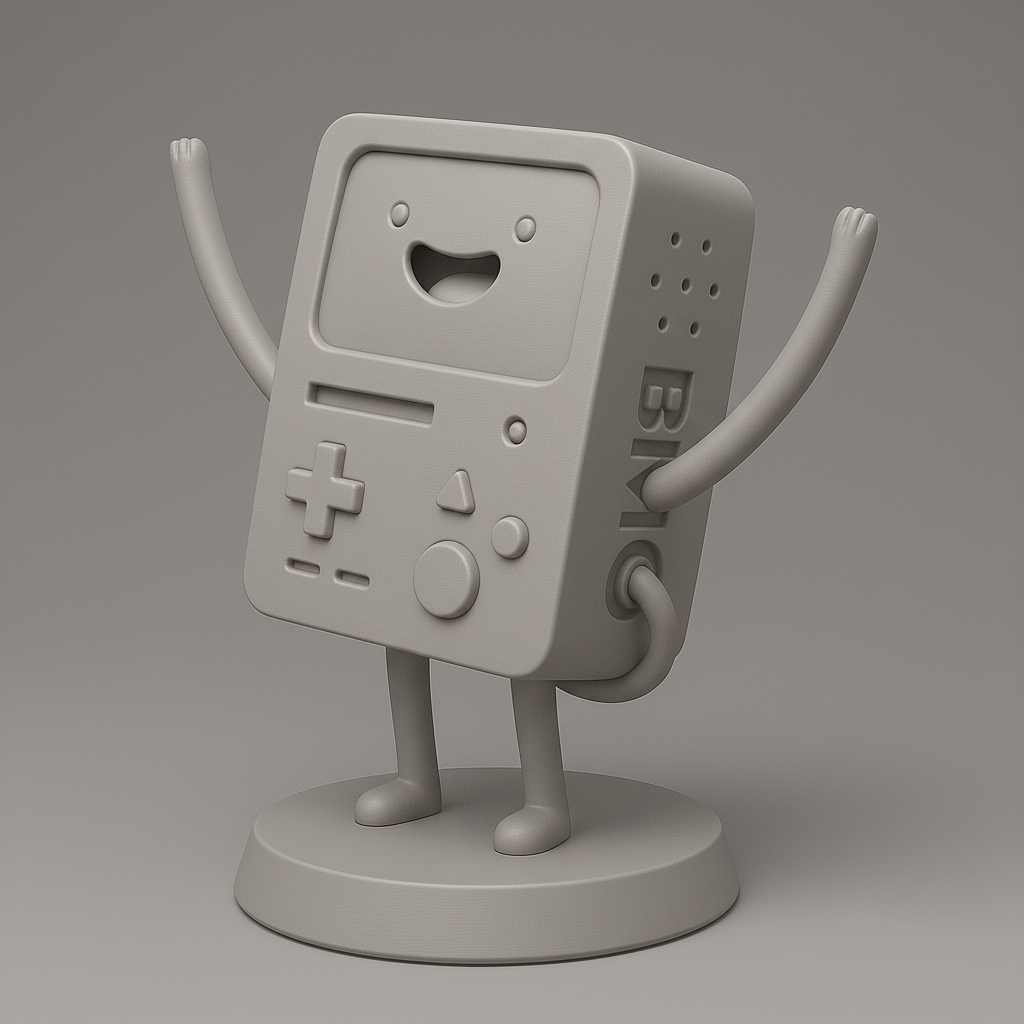 face anatomy 3d model-create 3d face model from photo_Cheerful Game Console Character Model