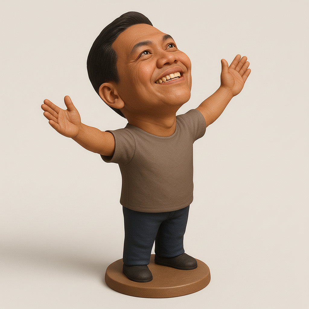 face anatomy 3d model-create 3d face model from photo_Joyful 3D Character Figurine