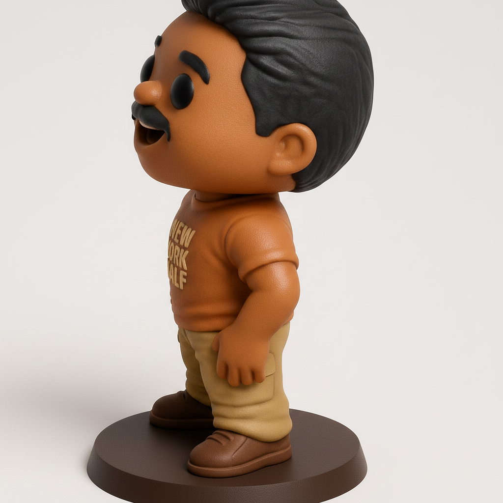 face anatomy 3d model-create 3d face model from photo_New York Half Runner Collectible Figure