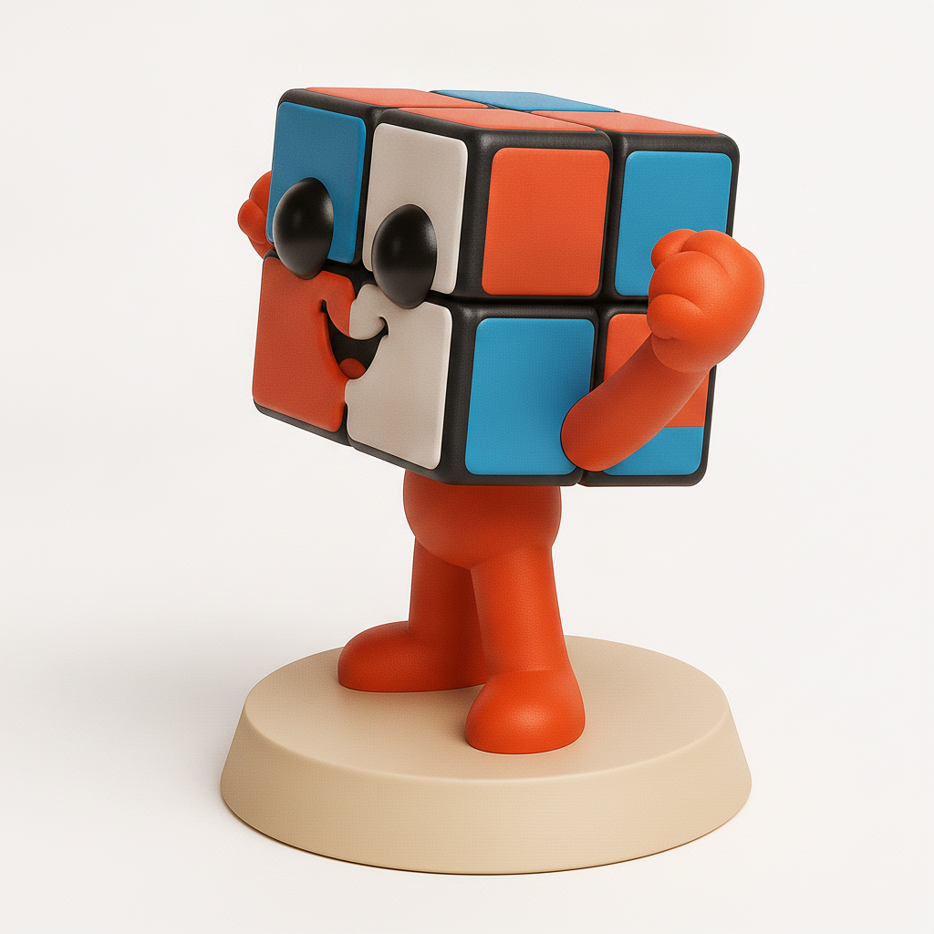face anatomy 3d model-create 3d face model from photo_Triumphant Cube Buddy: Celebrate Every Win!