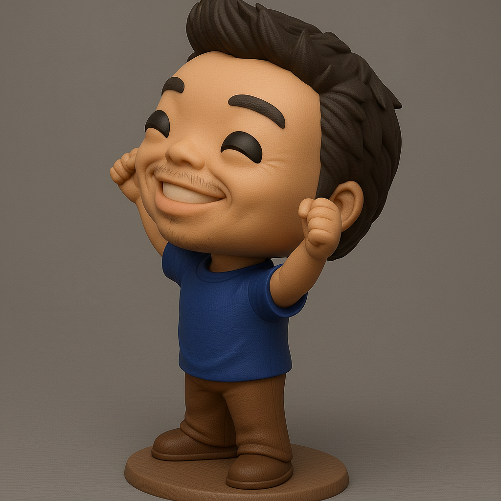 face anatomy 3d model-create 3d face model from photo_Boost Your Mood! Victorious Chibi Figurine